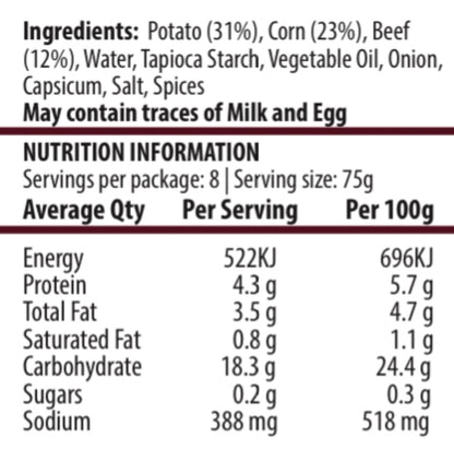 Beef Empanadas 600g (CARNIVORAS)