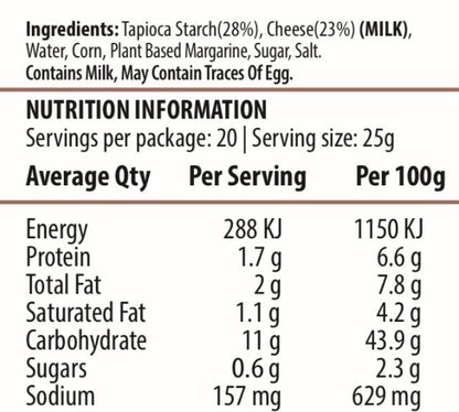 Mini Cassava and Cheese Arepa 500g (PICAITAS)