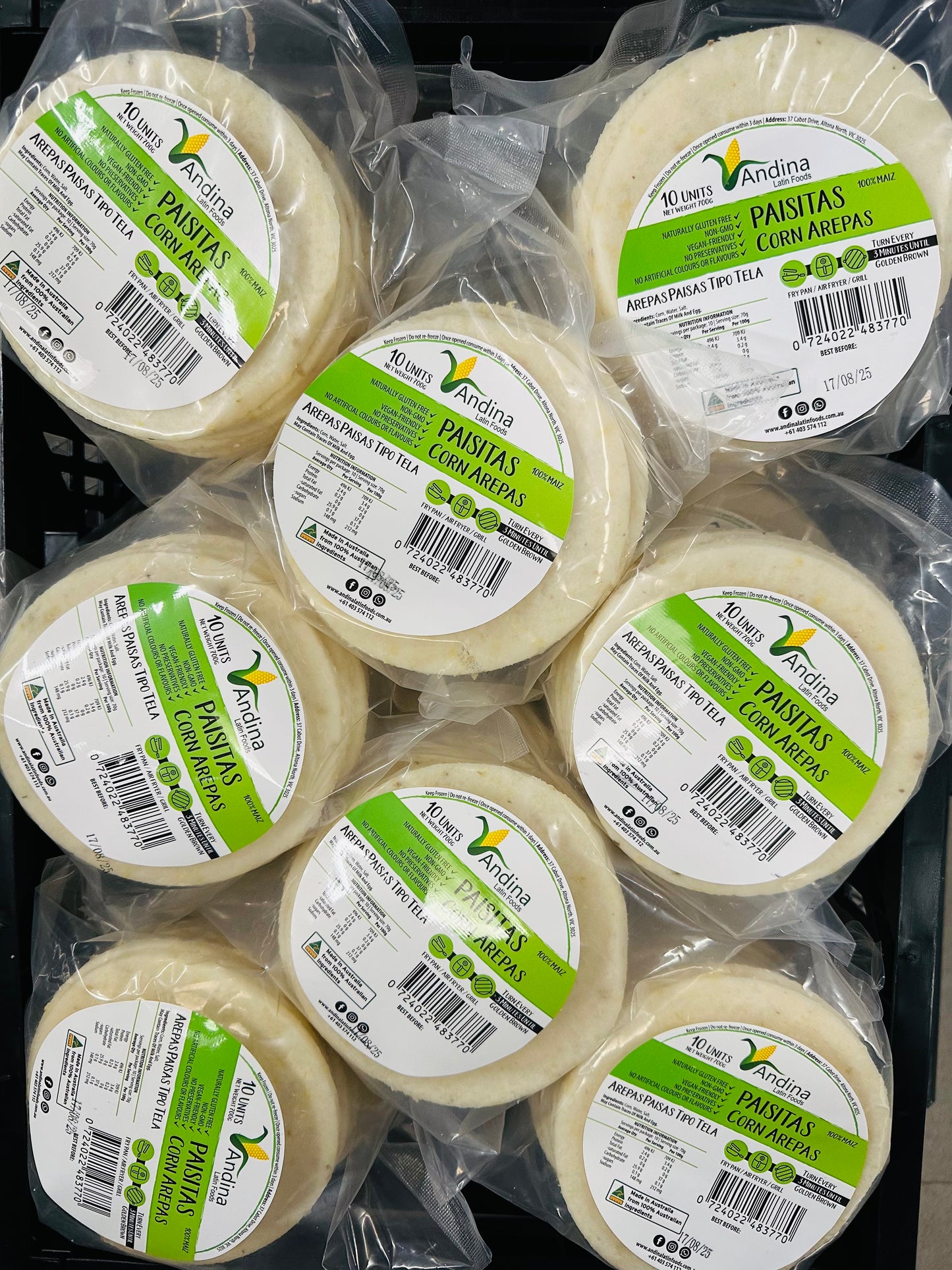 Regular White Corn Arepa (700g) - PAISITAS