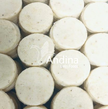 Mini arepa de maíz blanco