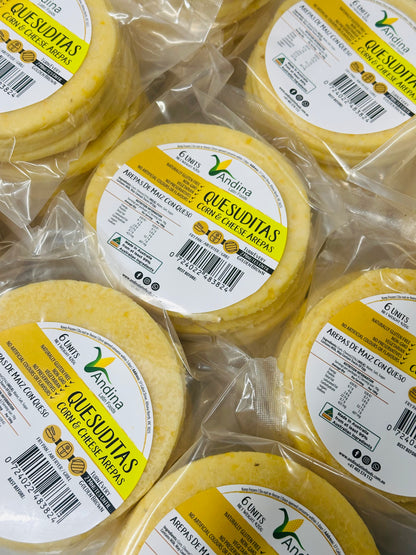 Arepa de Queso (420g) - QUESUDITAS