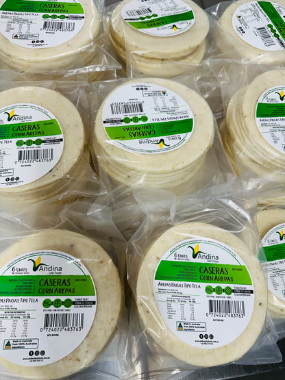 Large White Corn Arepa (600g) - CASERAS