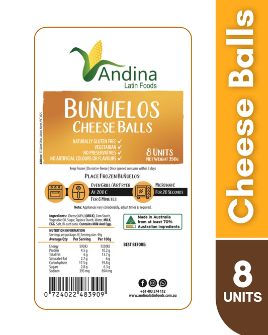 Bolitas de queso (350 g)