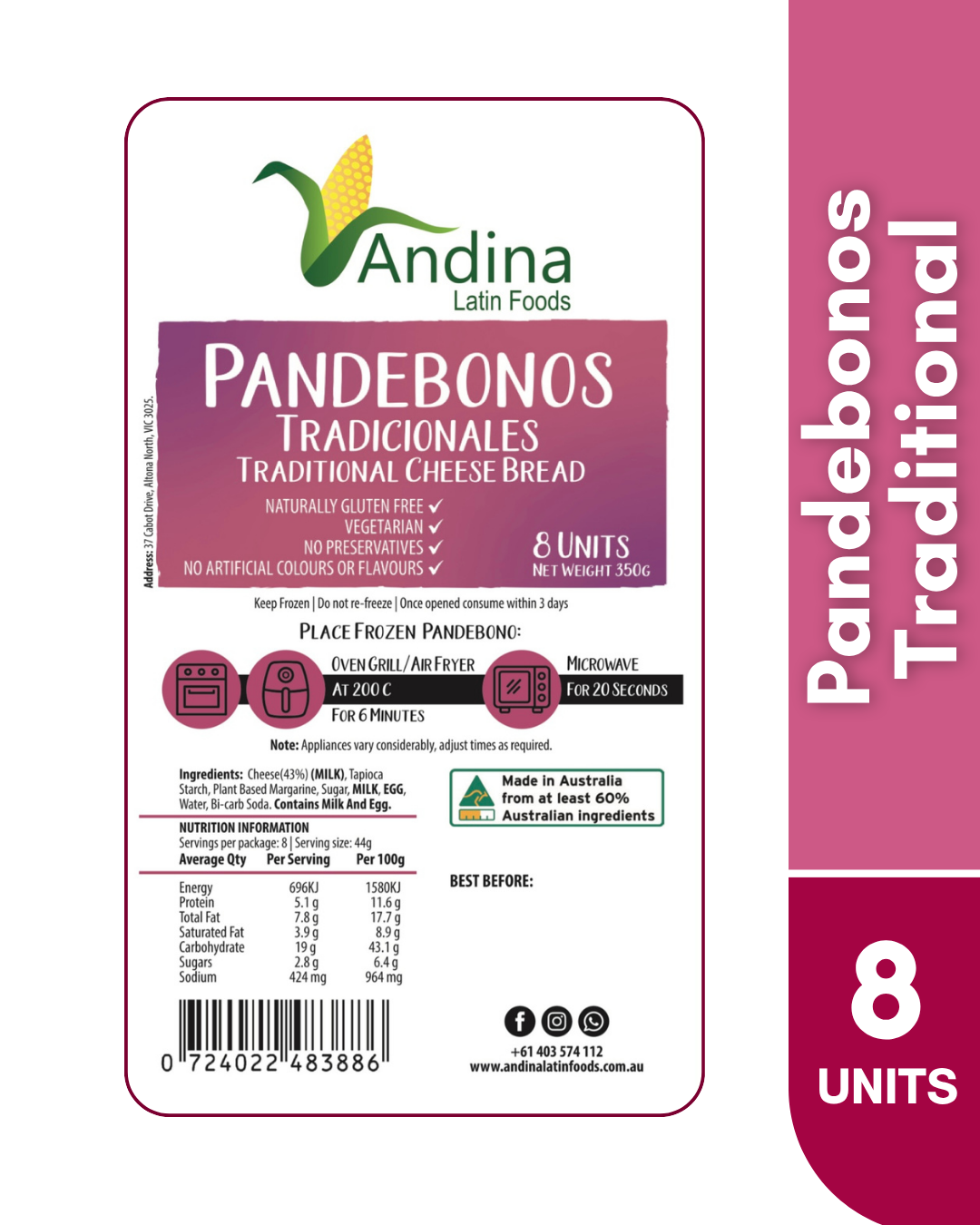 Traditional Pandebonos (350g)